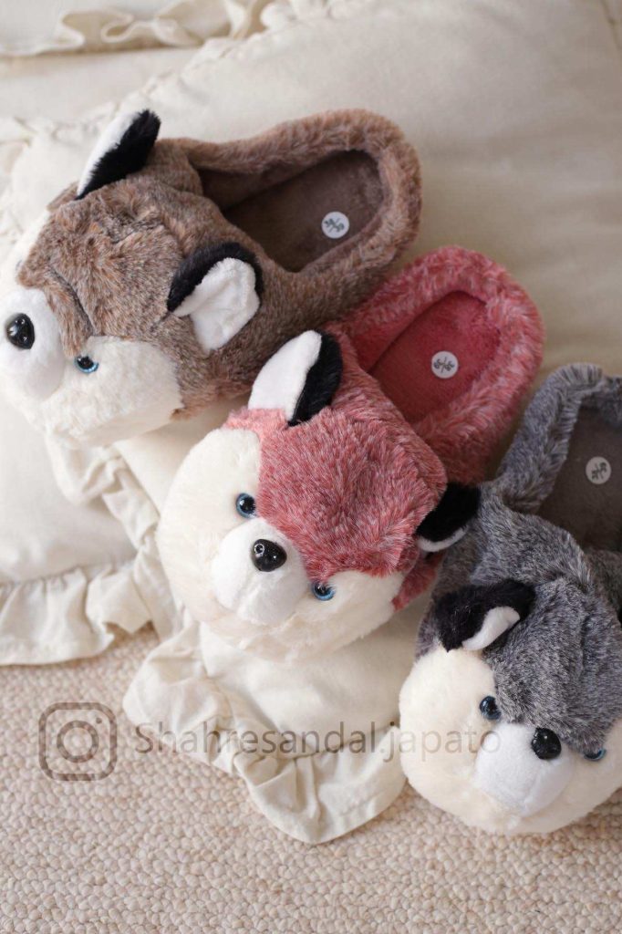 پاپوش خزدار جلوبسته زنانه | مدل گرگ