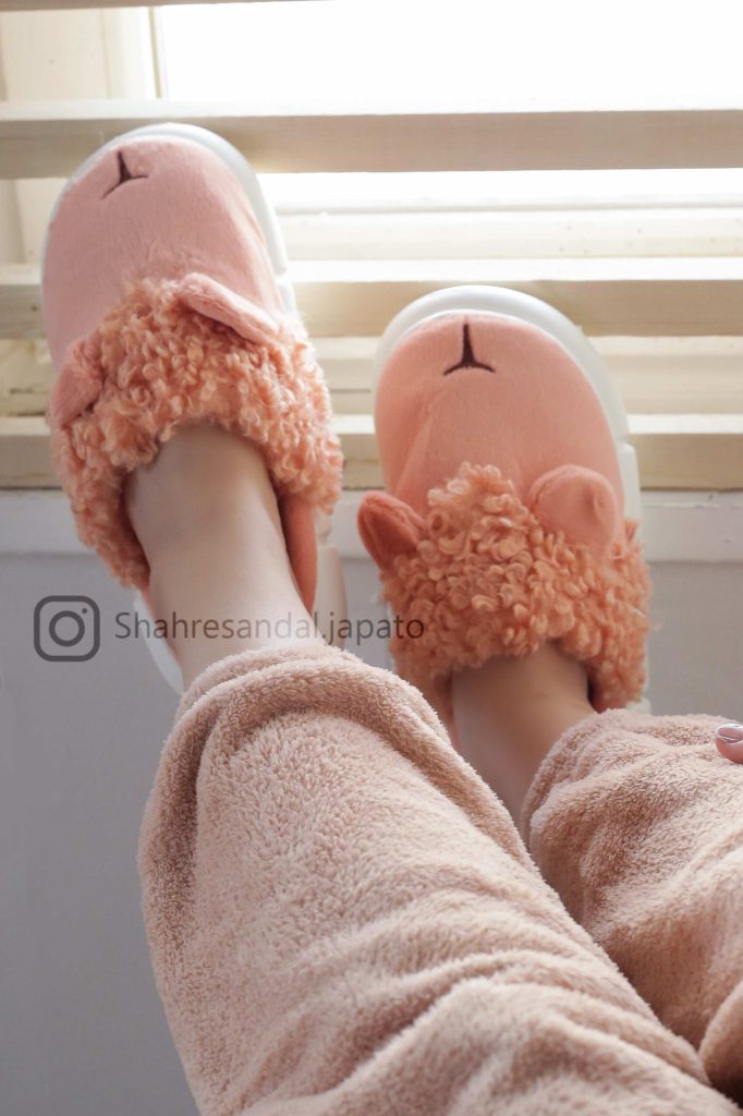 پاپوش خزدار جلوبسته زنانه | مدل بره