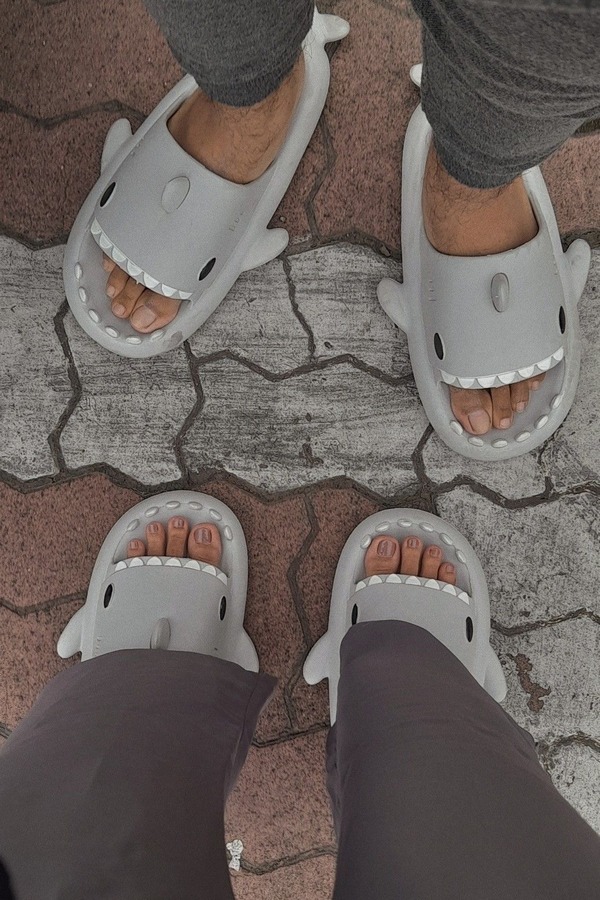 ست دمپایی سیلیکونی | مدل کوسه