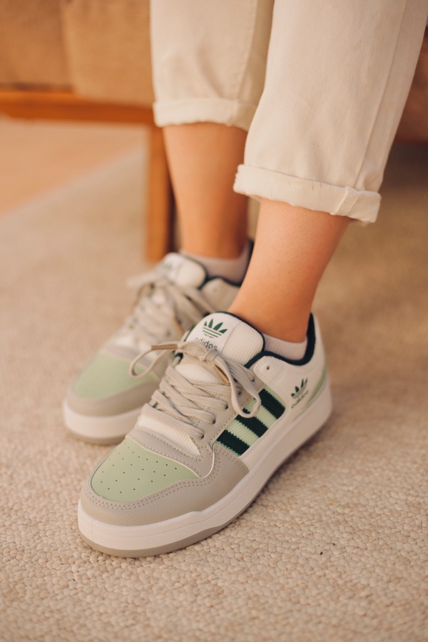 کتونی اسپرت | مدل کد 5518 رنگ طوسی سبز