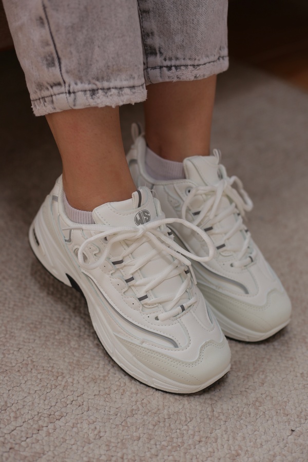 کتونی اسپرت | کد DL-58-767 رنگ سفید