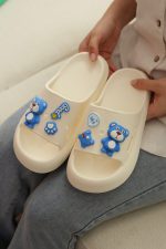 دمپایی سیلیکونی میانه | مدل روشنک میانه