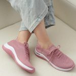 کتونی جورابی زنانه | مدل بافتی زنانه sneakers رنگ کالباسی