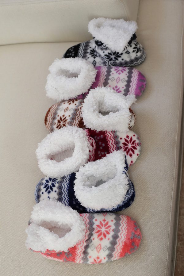 پاپوش خزدار ساقدار زنانه | مدل سنتی