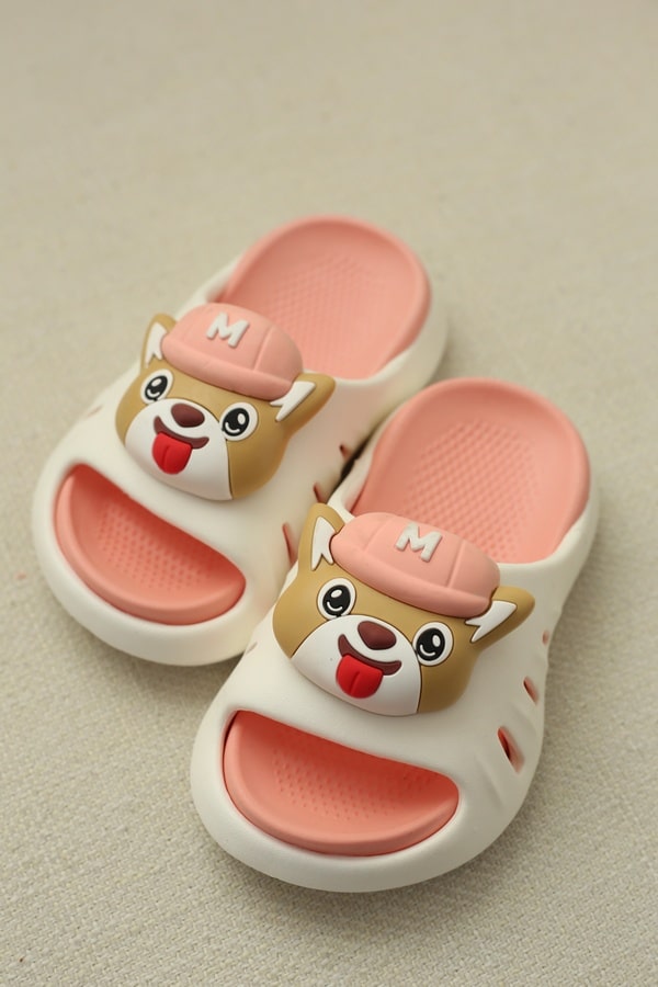 دمپایی سیلیکونی بچگانه | مدل هیراد 508 رنگ گلبهی