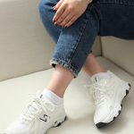 کتونی اسپرت زنانه نیو بالانس | مدل New Balance K209 رنگ سفید مشکی