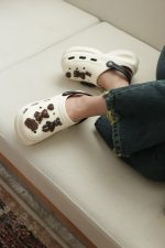 صندل کراکس زنانه | مدل شاینی زنانه رنگ مشکی