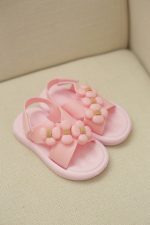 صندل رکابدار بچگانه | مدل دلا رنگ صورتی
