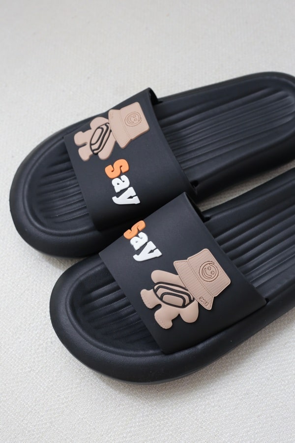 دمپایی سیلیکونی مردانه | مدل آرتا رنگ مشکی