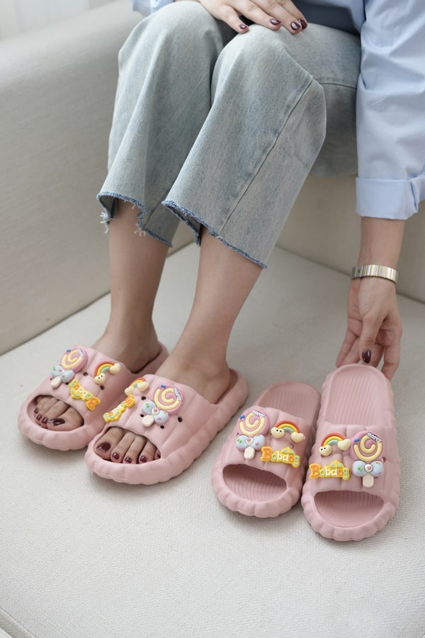 دمپایی سیلیکونی مدل سلنا گلبهی