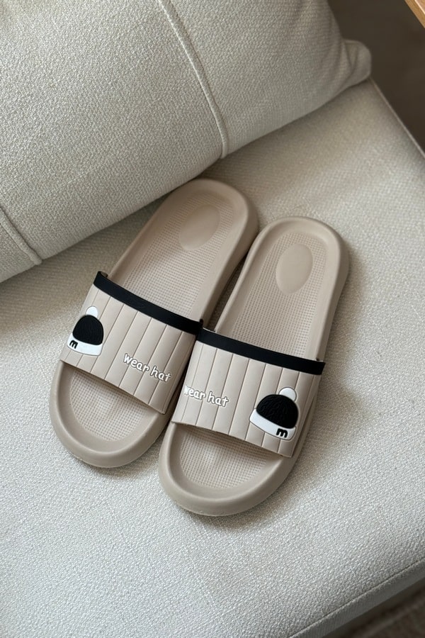 دمپایی سیلیکونی مردانه مدل هپی