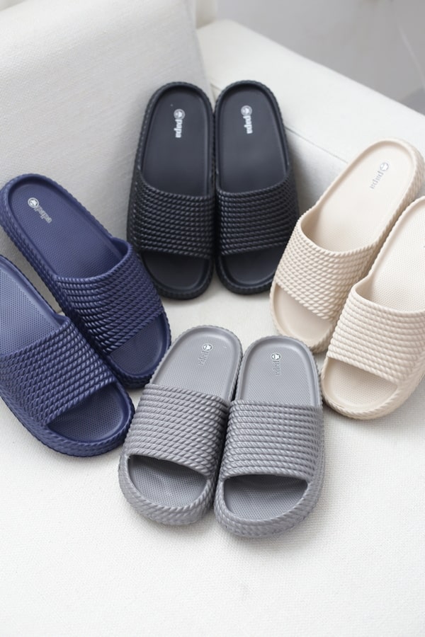 دمپایی سیلیکونی مردانه | مدل بافتی