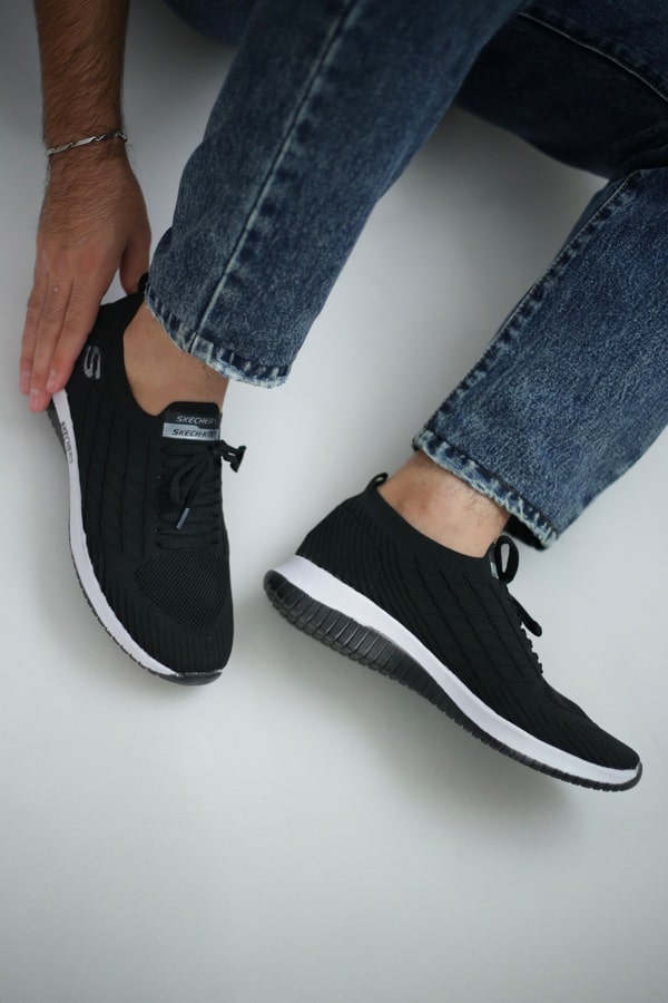 کتونی جورابی مدل اس بافت مردانه skechers