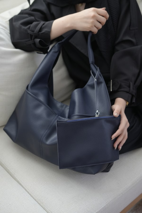 کیف دوشی زنانه مدل شل کیف پودار