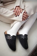 صندل راحتی جلو بسته زنانه وارداتی | کد E55-2