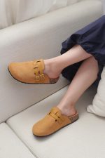 صندل راحتی جلو بسته زنانه وارداتی | کد E55-2